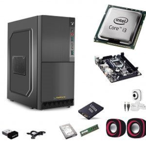 Bluetech Assembled Desktop Computer (4GB/ 120GB SSD+160GB HDD/ W10/ Webcam)