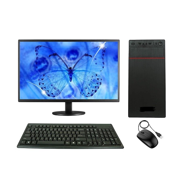 Bluetech Economical 18.5-inch All in One CI3 Desktop Computer (Core i3 1st Gen/4GB/500GB HDD/Windows 10 (Trial Version)) MS Office (Trial Version) & Antivirus (Free Version)