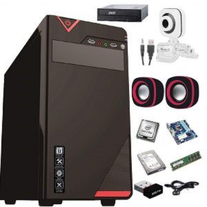 Bluetech Assembled Desktop CPU,Intel Core 2 Duo 3.0 GHZ Processor,G 31 Motherboard,4 GB RAM, DVD R/W,Windows 7 & Office Trial Version with Web Camera Mic Speaker 1 TB