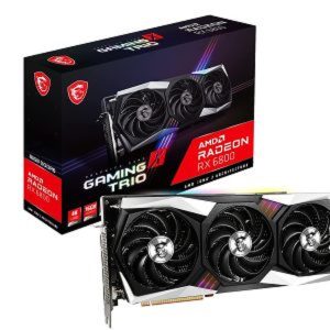 MSI Radeon RX 6800 XT Gaming X Trio 16G 16GB GDDR6 PCI Express Gen 4 Gaming Graphic Card
