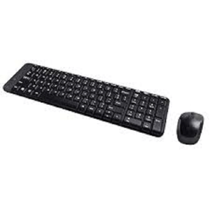 Logitech MK215 Wireless Keyboard and Mouse Combo for Windows, 2.4 GHz Wireless, Compact Design, 2-Year Battery Life(Keyboard),5 Month Battery Life(Mouse) PC/Laptop- Black