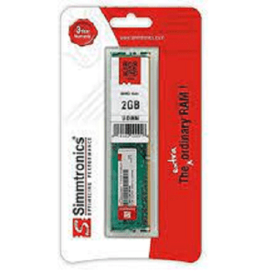 Simmtronics 2GB DDR2 Desktop RAM 667 MHz (PC 5300) with 3 Year Warranty