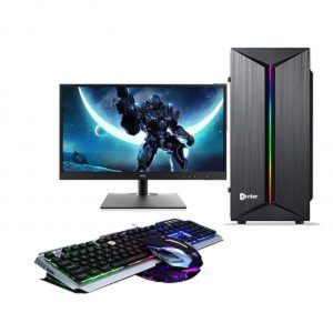 Bluetech Gaming Desktop Intel Core i5 8GB, GT 730 2GB DDR5 Graphic Card, 19 Full HD Monitor,Gaming Keyboard Mouse, | Wi-Fi Free Gifted