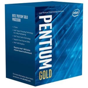 Intel PENTIUM Gold G6400 Desktop 10th GEN Processor 2 CORE UP to 4 GHZ 4MB Smart Cache LGA1200 (Intel 400 Series CHIPSET)