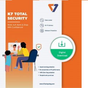 K7 Total Security - 1 PC's, 1 Year (Email Delivery in 2 hours - No CD)