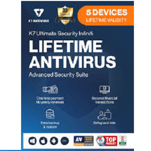K7 Ultimate Security Infiniti Antivirus 2021| Lifetime Validity, 5