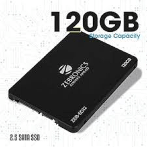 ZEBRONICS ZEB-SD12 120GB 2.5 inch Solid State Drive (SSD) with SATA III Interface, 6Gb/s, Fast Performance, Ultra Low Power Consumption, S.M.A.R.T. Thermal Management and Silent Operation.