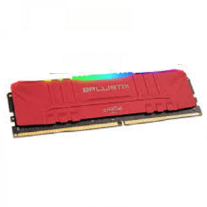 Crucial Ballistix 2666 MHz DDR4 DRAM Desktop Gaming Memory 8GB CL16 BL8G26C16U4R (Red), 5 Inches