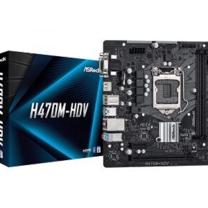 ASRock H470M-HDV 10th Gen Intel (Socket 1200) Motherboard