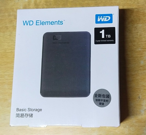 Western Digital WD 1TB USB 3.0 My Elements Portable External Hard Drive
