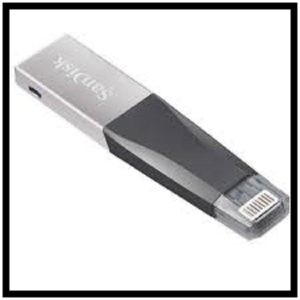 SanDisk iXpand Mini 128GB USB 3.0 Flash Drive for iPhone and Computer