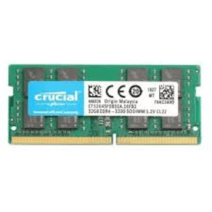 Crucial RAM 32GB DDR4 3200MHz CL22 (or 2933MHz or 2666MHz) Laptop Memory CT32G4SFD832A