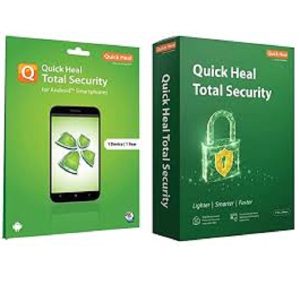 Quick Heal Total Security (1 PC, 3 Year)+Total Security for Android (1 User 1 Year)