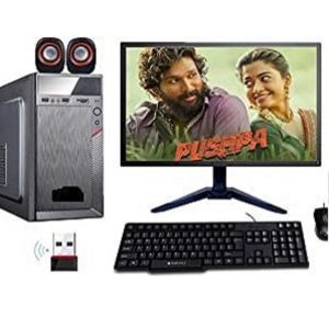 Assembled Work from Home 18.5-inch All in One SSD Desktop Computer(i5 12th Gen/120GB SSD/8GBRAM/1 TB /Win 10/MS Office) with Free Speakers