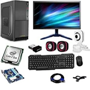 Assembled Work from Home 18.5-inch All in One SSD Desktop Computer(i7 12th Gen/120GB SSD/8GBRAM/1 TB /Win 10/MS Office) with Free Speakers