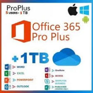 Office 365 License 1 Year Pro Plus Key 5 device 1 TB PC&Mac Account Password global online activation digital Email delivery