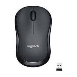 Logitech M221 Wireless Mouse, Silent Buttons, 2.4 GHz with USB Mini Receiver, 1000 DPI Optical Tracking, 18-Month Battery Life, Ambidextrous PC/Mac/Laptop - Charcoal Grey