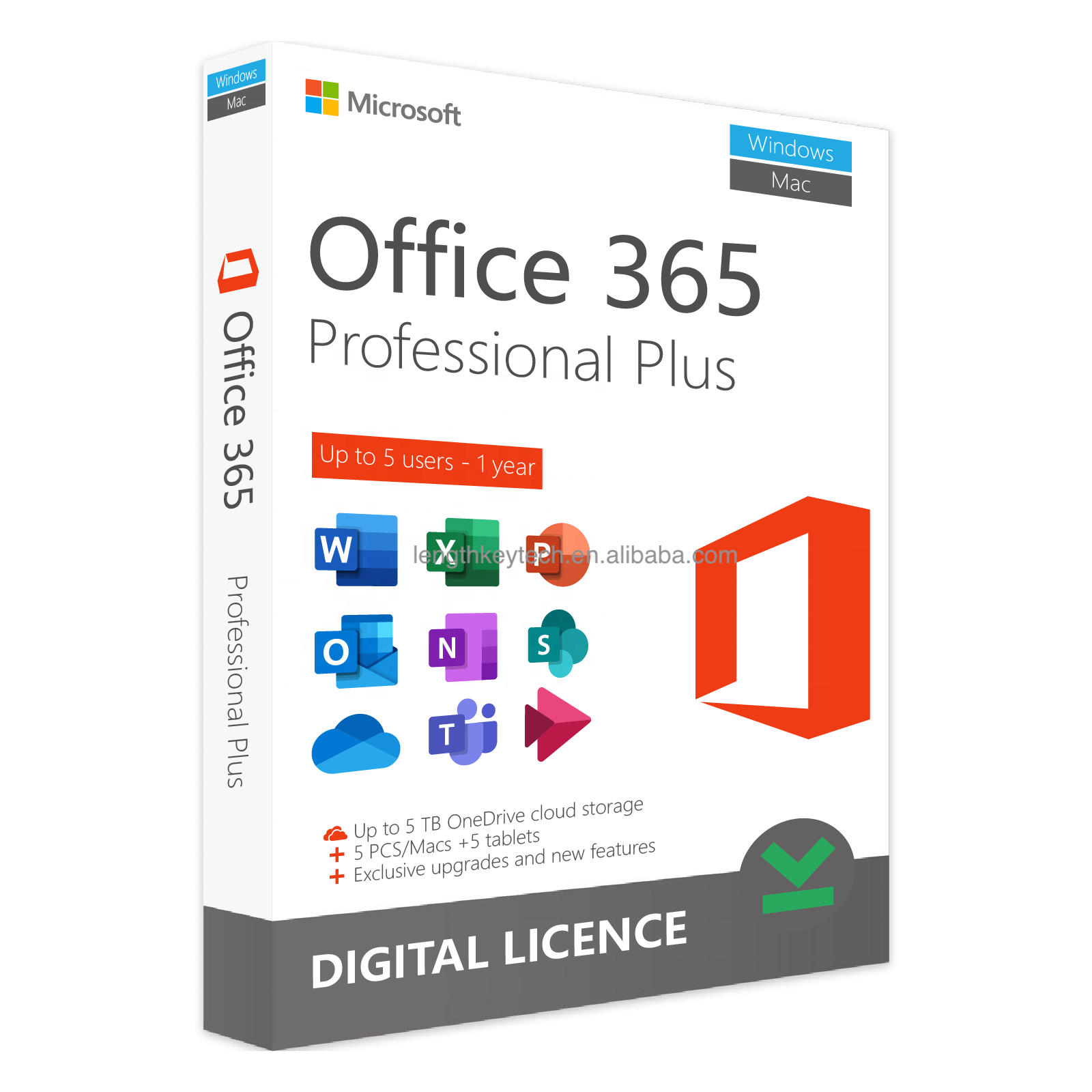 Online 24 hours Email Delivery Office 365 Professional Plus 5 PC/Mac Office  365 Pro Plus Lifetime Account Online Installation - Cumputer Dukan