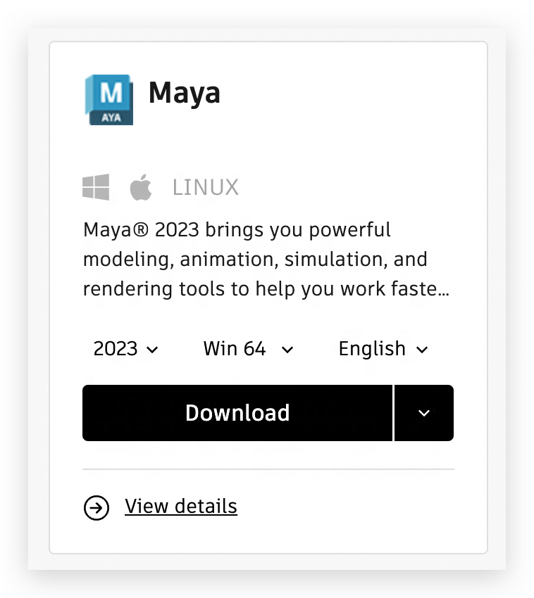 24/7 Online Genuine Bind License Autodesk Maya Subscription  2023/2022/2021/2020 Mac/PC/iPad Drafting Drawing Tool Software - Cumputer  Dukan