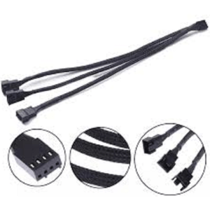 Connector PWM 4pin Fan Adapter Cable 1 to 1 2 3 4 Splitter Cable Computer CPU Fan PC Fan Power Extension Cable