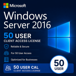 Windows Server 2016 - 50 User Client Access License