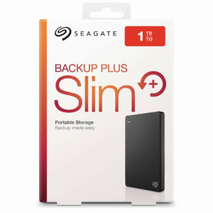 Seagate Backup Plus Slim 1TB Portable External Hard Drive
